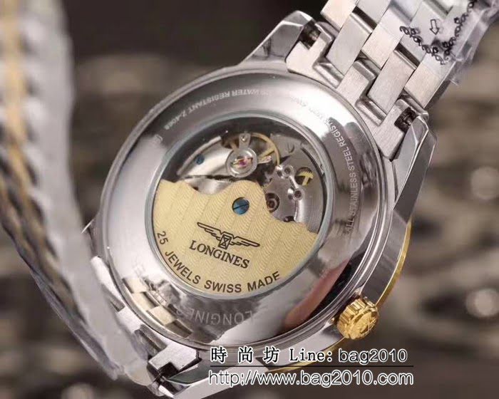 LONGINES浪琴 睿智風範 精緻款 頂級機械男士腕表 WSS2207